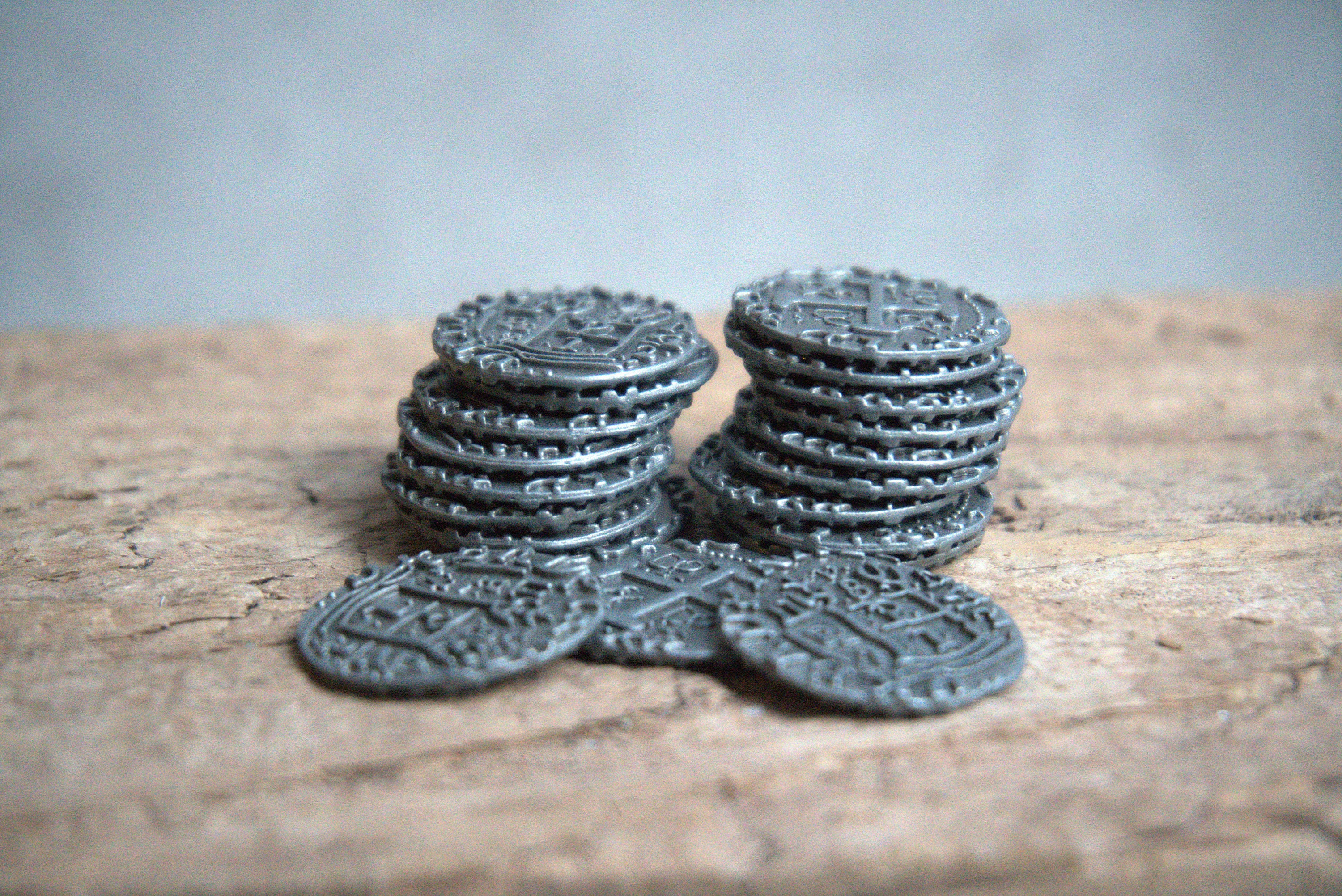 Metal Coins, Libertalia: Winds of Galecrest Compatible, Gold, Silver,  Copper Doubloons - Etsy