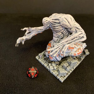 Eldrazi Ruiner from MTG Arena of the Planeswalkers / Painted 28mm miniature for Dungeons & Dragons DnD / Eldritch Lovecraft Cthulhu Demon