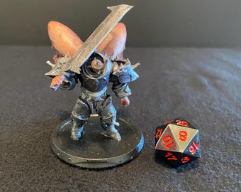 Beatle Knight by Epic Miniatures / Painted 32mm for Dungeons and Dragons DnD / Feywild Fairy Bug Guard Fighter Warrior Insectoid