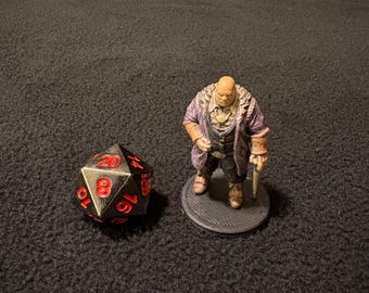 Wilson, Lord of Thieves by Crippled God Foundry / Painted 28mm Miniature for Dungeons and Dragons DnD / Crime Boss Corrupt Noble