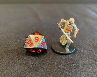 Crusader / Painted 28mm miniature for Dungeons and Dragons DnD / Fighter Warrior Knight