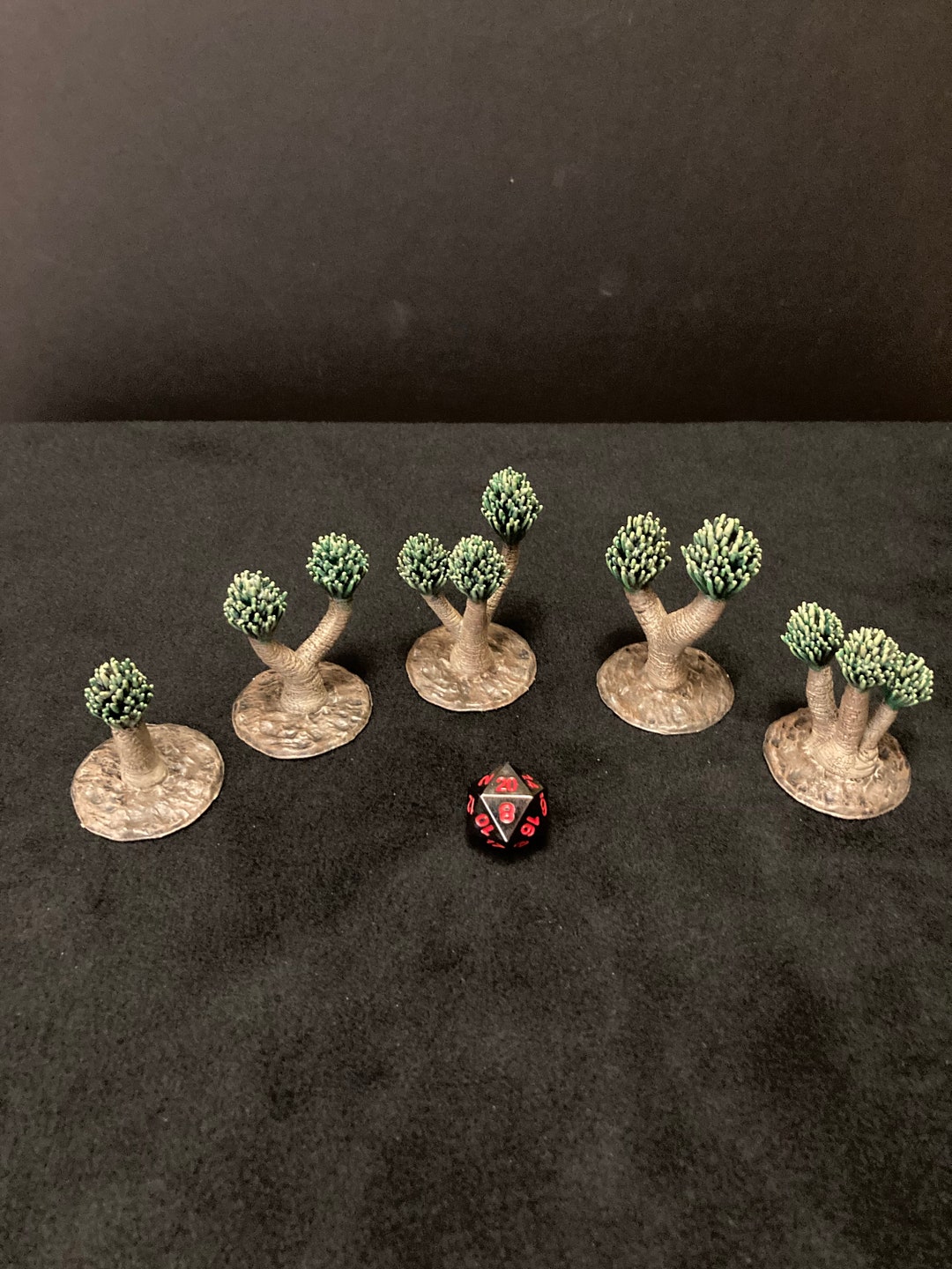 Yuca Trees by Hero’s Hoard / Painted 28mm Miniature Scatter Terrain for ...