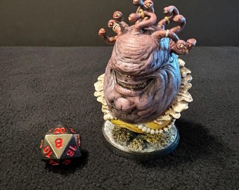 Brunhildax, Duchess of Doom by Dragon Trappers Lodge / Painted 32mm miniature for Dungeons and Dragons DnD / BBE Monster Beholder Crime Lord