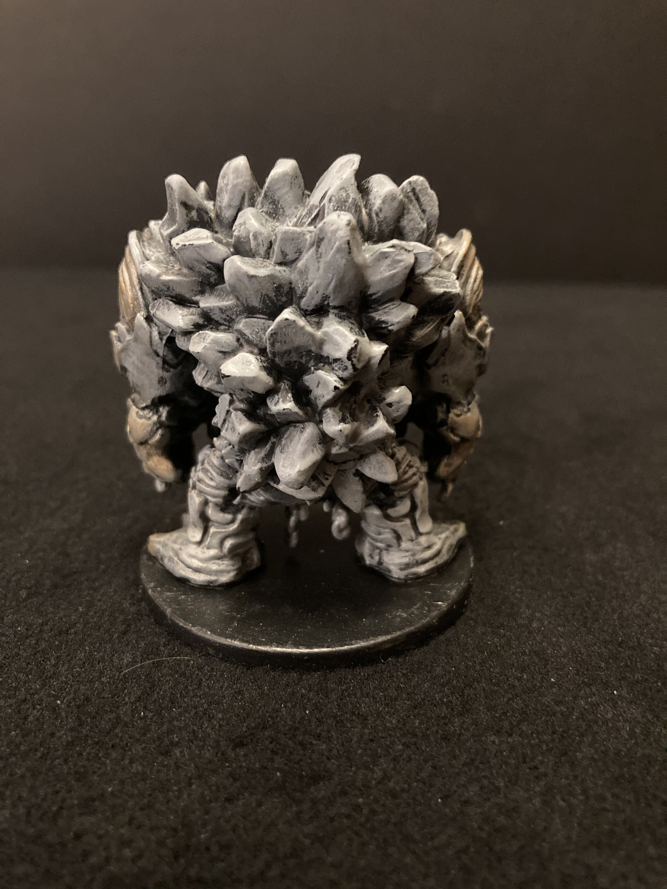 Construct Armored Rock Guardian / Painted 28mm Miniature for Dungeons and Dragons Dnd ...