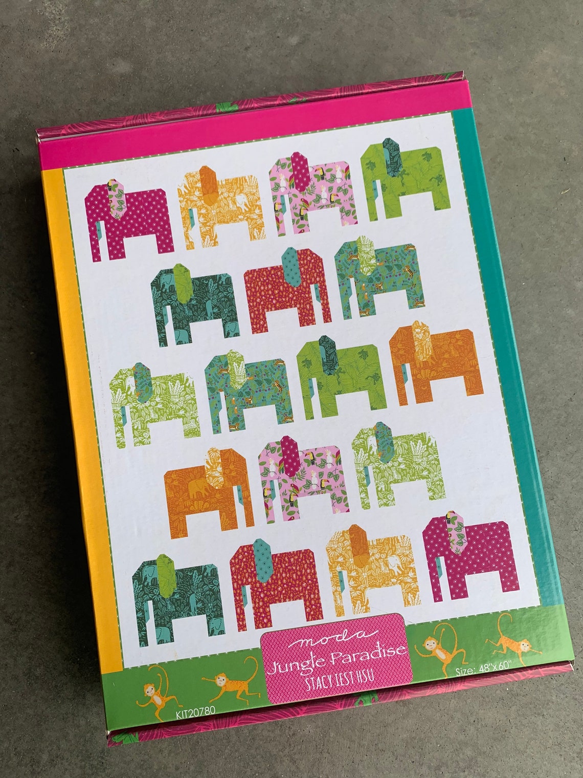 Stomping Ground Jungle Paradise Quilt Kit Moda Etsy