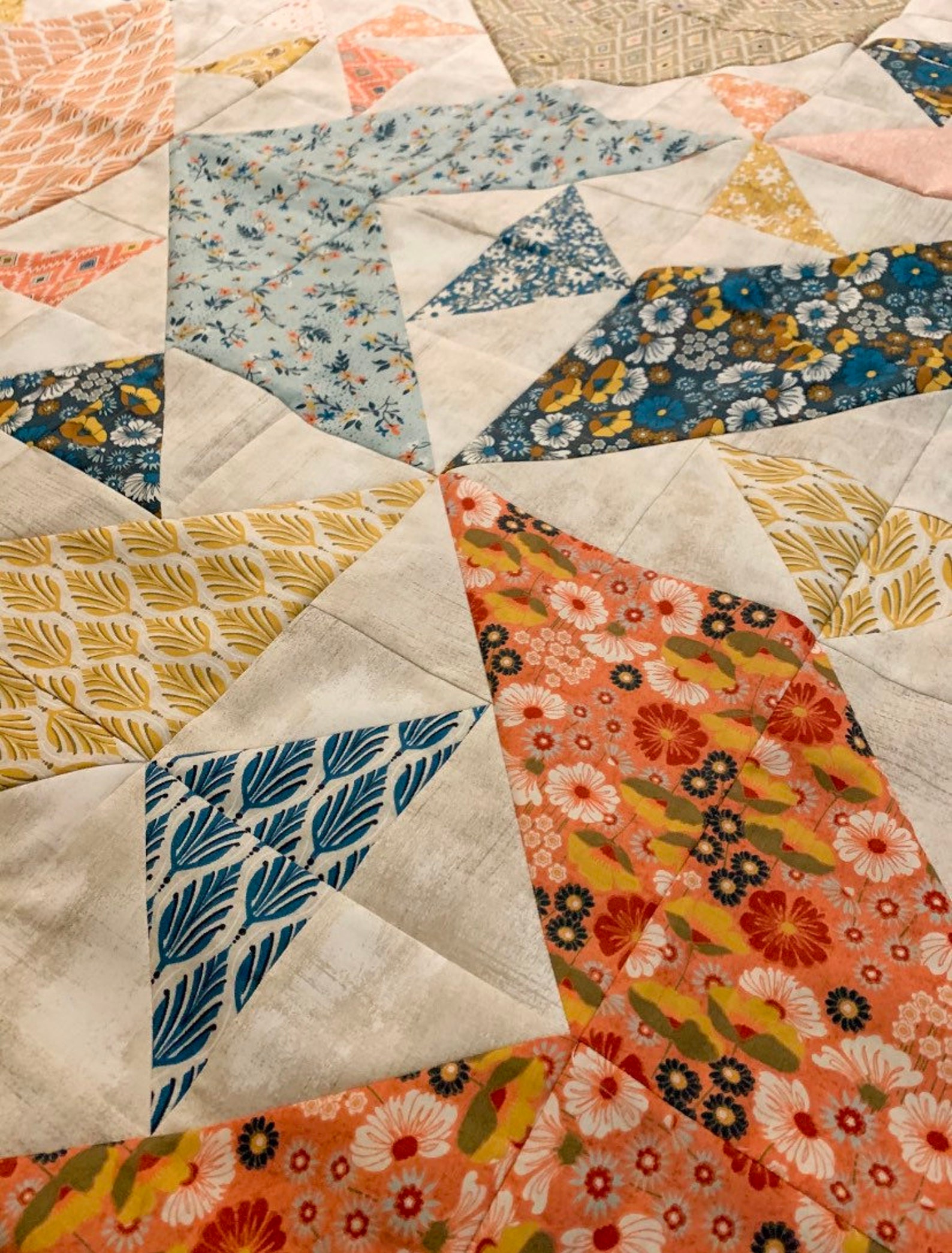 PreCut Ready to Sew Quilt Kit Large Throw Cider Collection Etsy