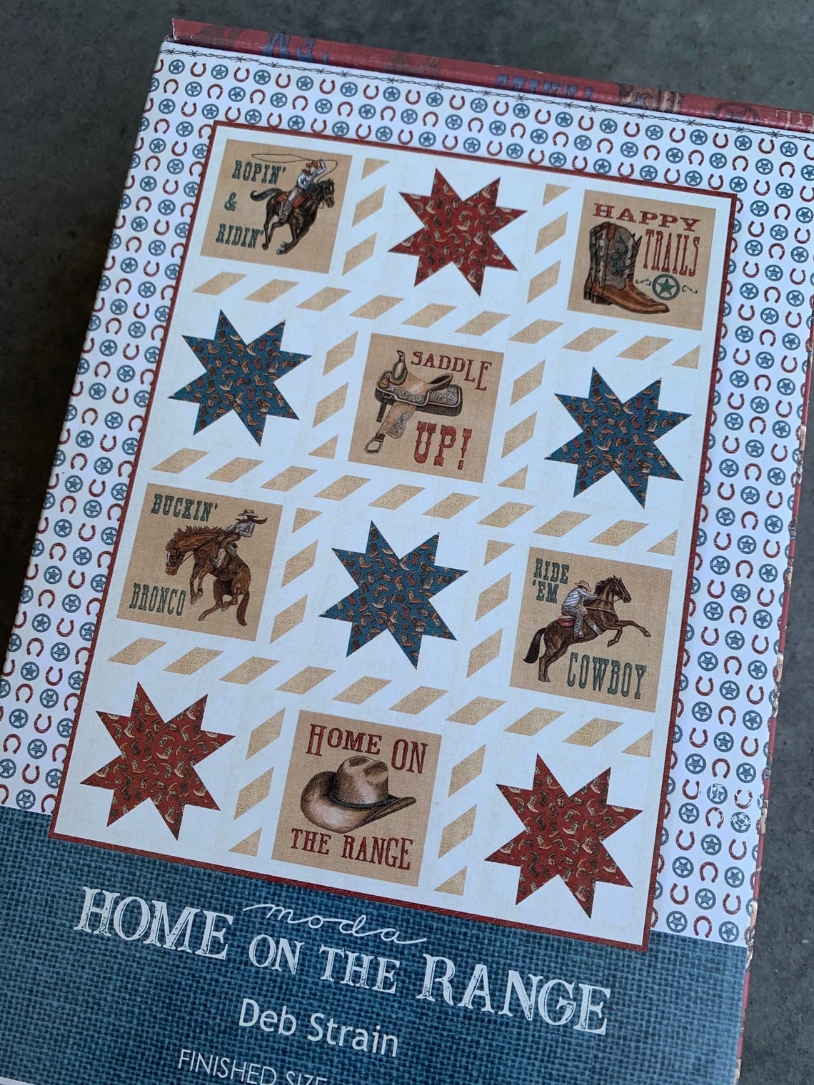 Home on the Range Quilt Kit Deb Strain Western Quilt Etsy
