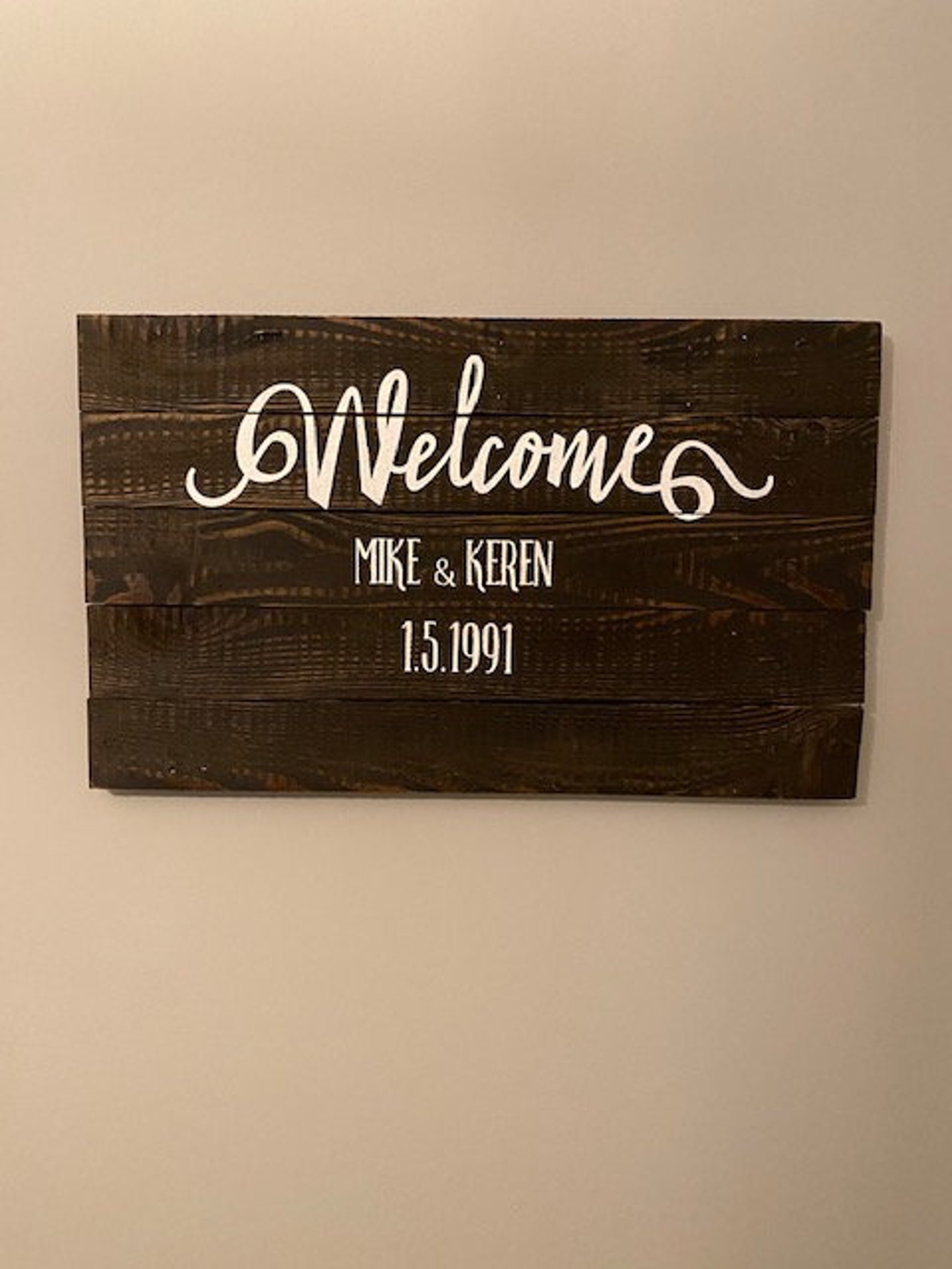 Welcome/Custom Sign  Etsy