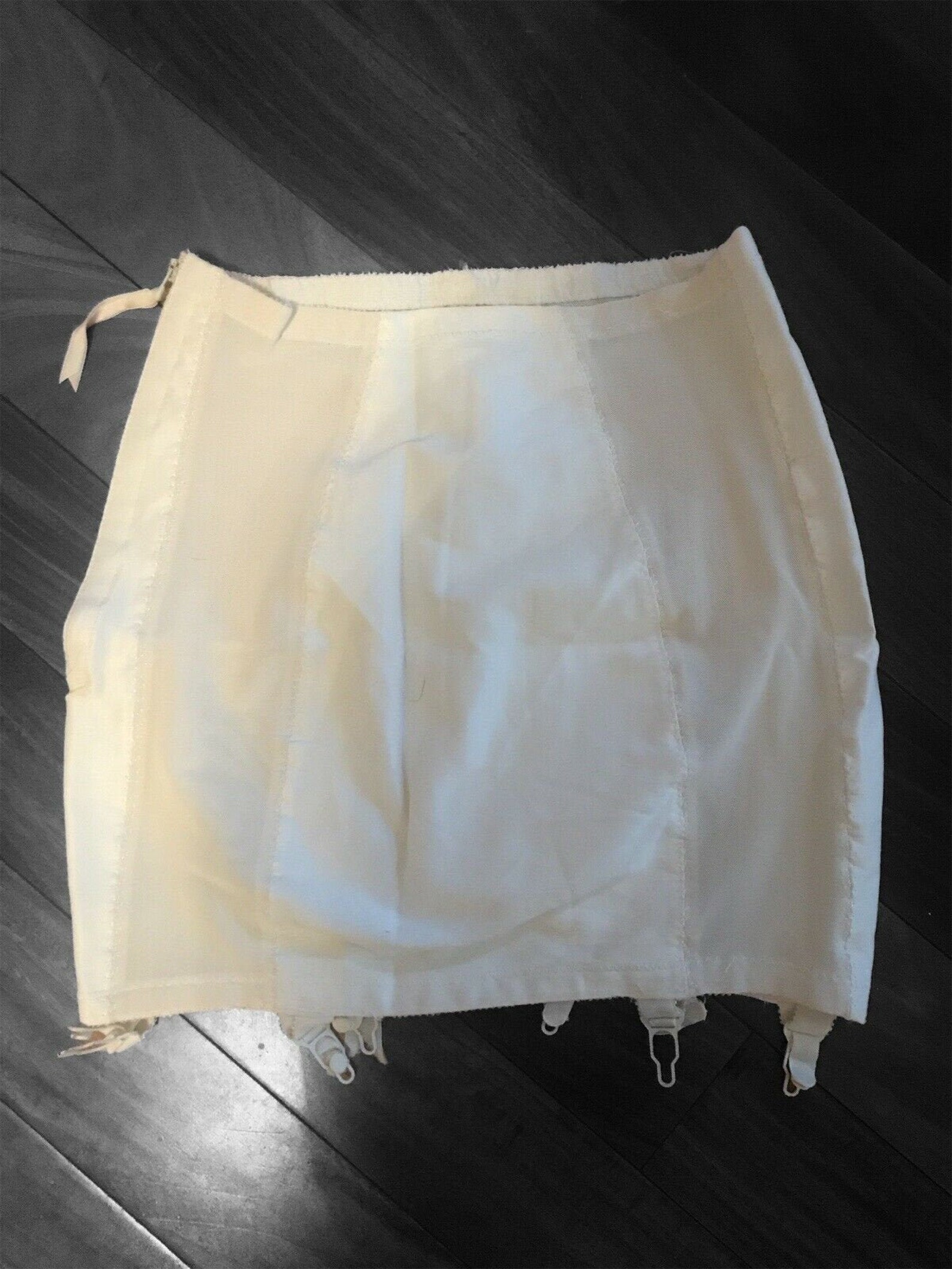 Vintage Satin Lace high waist paneled Bien Jolie panty Girdle Etsy