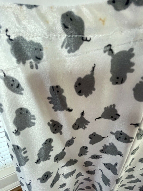 vintage HALSTON V Silky Poly Nylon Sheep Print No… - image 3