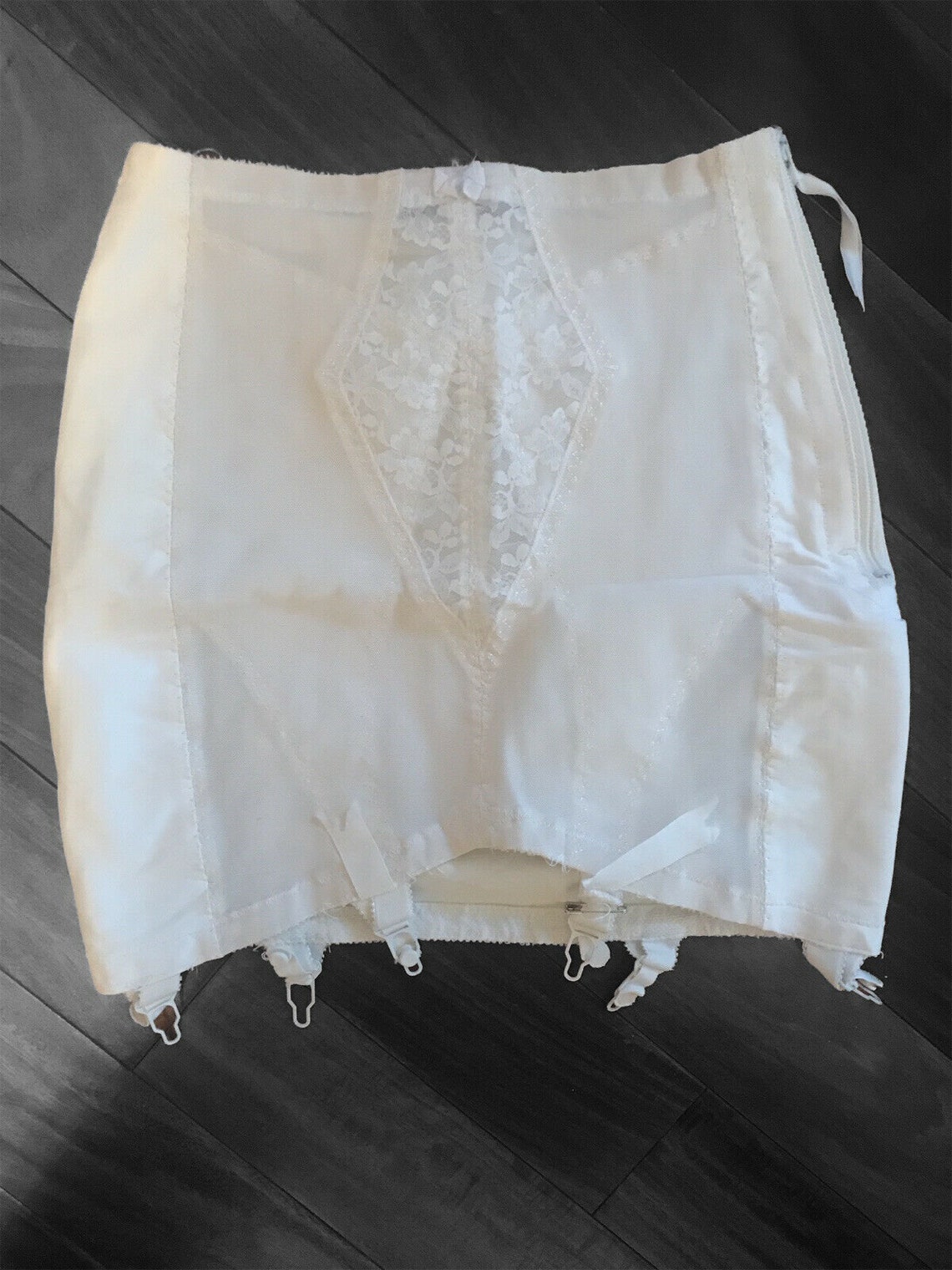 Vintage Satin Lace high waist paneled Bien Jolie panty Girdle | Etsy