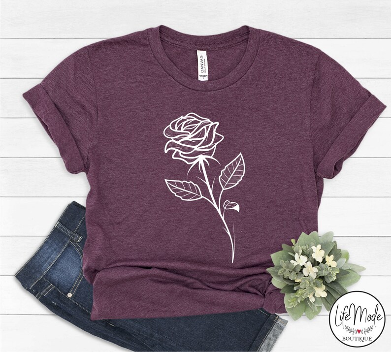 Cute Valentine Shirt. Valentines Day Shirt Valentines Day Shirts For Women Rose Shirt