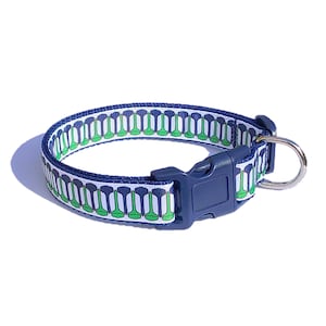 Dog Collar and/or Leash | Classic Golf Tees on Navy