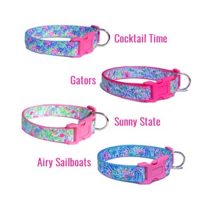 Dog Collar and/or Leash | Cocktails | Gators | Sunny State | Airy Sailboats | XXS to XL