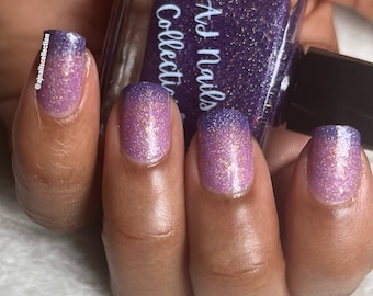 Blau Lila Pink Thermo Nagellack Lack Farbwechsel Nägel Gold Flakies Holographic Glitzer 5ml und 10ml UK Indie Polish 2026 Maniküre