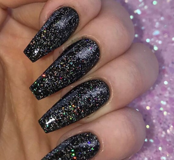 Vernis à Ongles Gemey Black Shimmer - À La Résine Et Polymères, Longue Tenue, Neuf