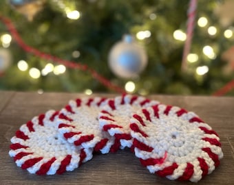 Peppermint Coasters