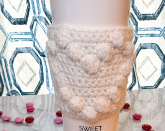 White Heart Cozie