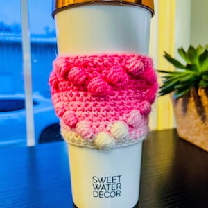 Pink Gradient Heart Cozie