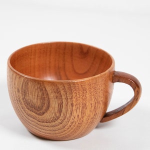Set of 2 handmade coffee cups made from jujube wood image 7