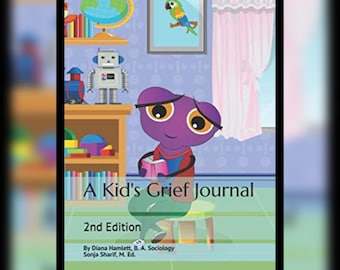 Diario del dolore di un bambino/Diario del dolore/Diario dei bambini/Diario del dolore dei bambini/Diario/Diario dei suggerimenti di scrittura/Diario del monitoraggio dell'umore