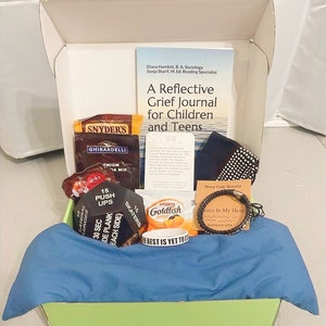 Teen Boy Wellness Giftbox/Comfort Care Package/Sympathy Gift/Bereavement Gift/Aromatherapy Neck Wrap/Boys Giftset/Teen Care Package/Giftset