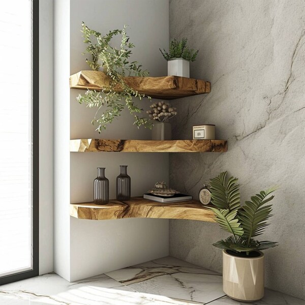 Live edge floating shelf floating wall shelf live edge floating shelf wooden bookshelf long floating shelf