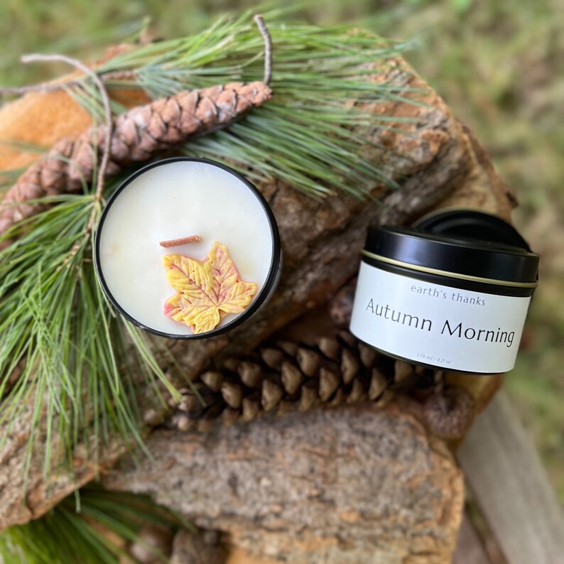 Fall Scented Candle Trio Autumn Scented Soy Candles Hostess Etsy Canada