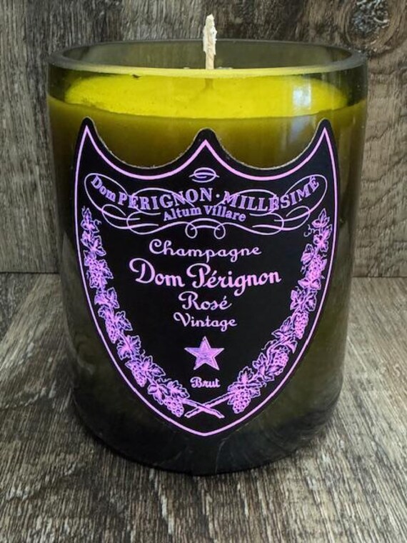 Custom Recycled/upcycled Dom Perignon Rose Luminous Light up