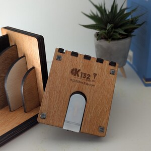 Large LED Art Deco Bookends - Style 3 - Wooden Contemporary, Aesthetic ...