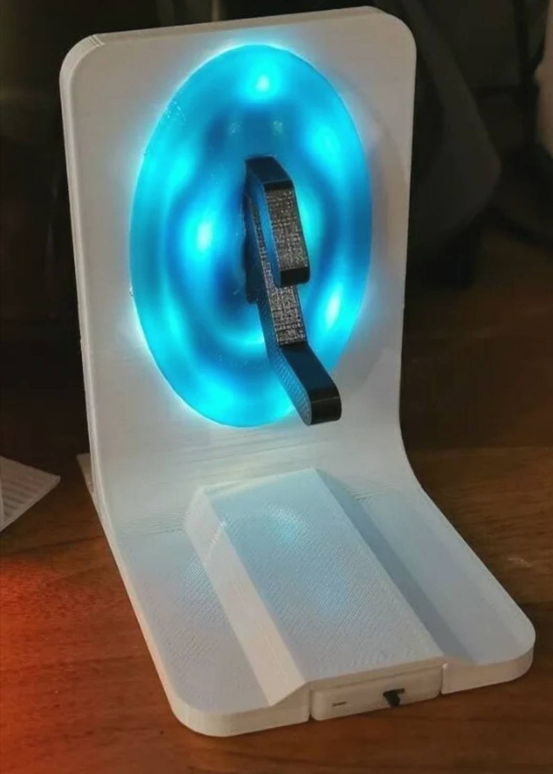 Pair of LED Light Up Portal Bookends Portal 2 Aesthetic and Stylish PC, Xbox, PS4, PS5 Gaming Home Decor image 6