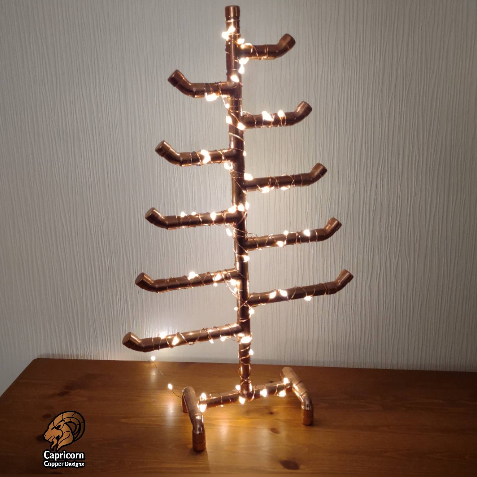Handmade Copper Pipe Christmas Tree Etsy