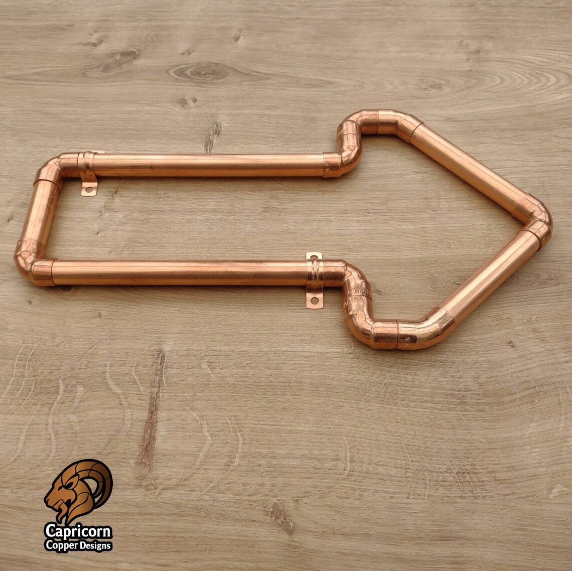 Copper Pipe Arrow Wall Art Etsy