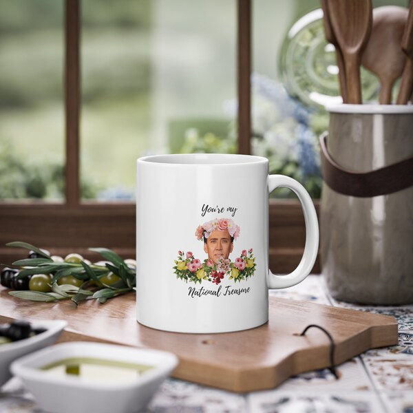 Mug Romantique 325mL | ‘You Are My National Treasure’ | Tasse Cadeau pour Être Cher | Amour et Appréciation