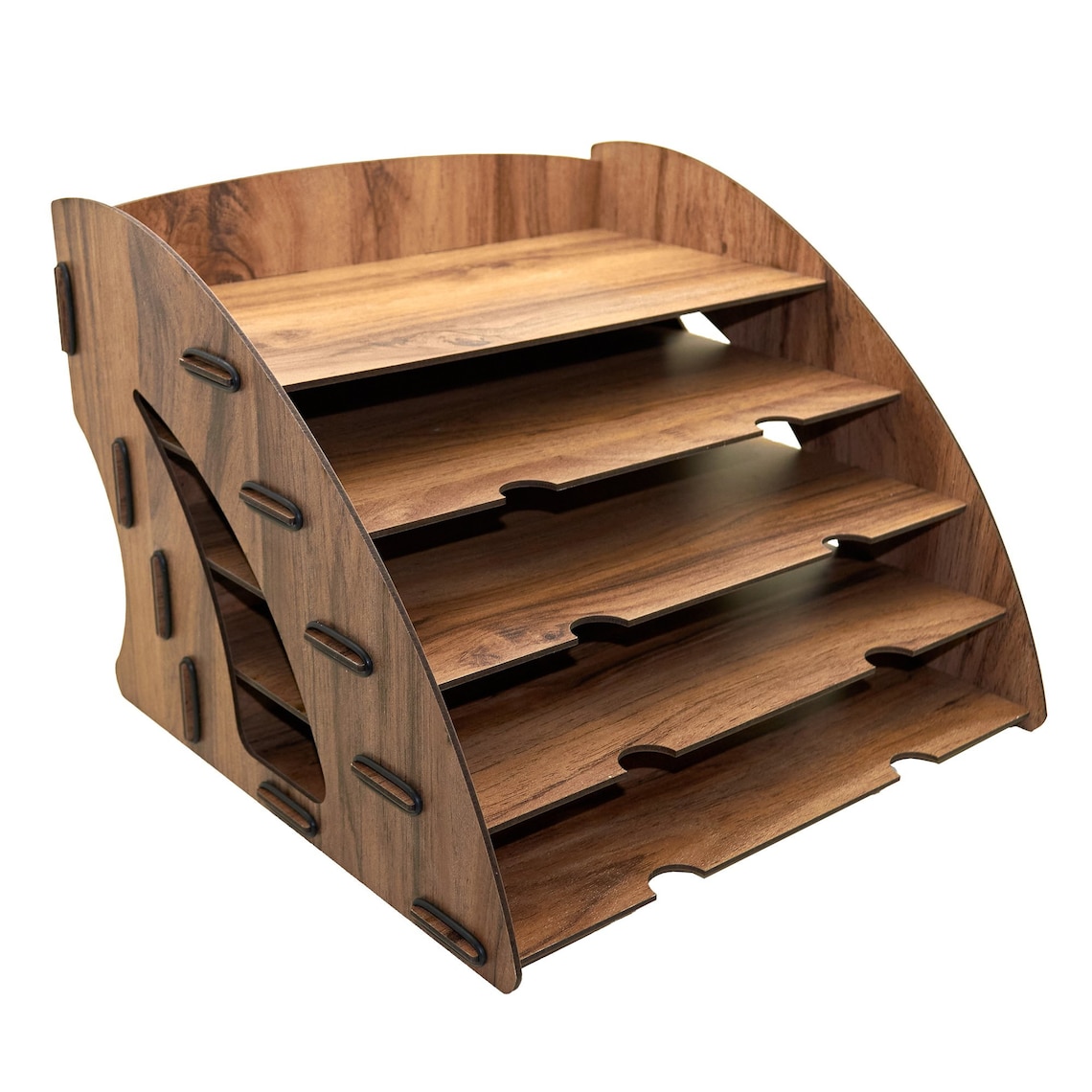 File Folder Organizer Rack / Wood Desk Organizer for Files / Etsy