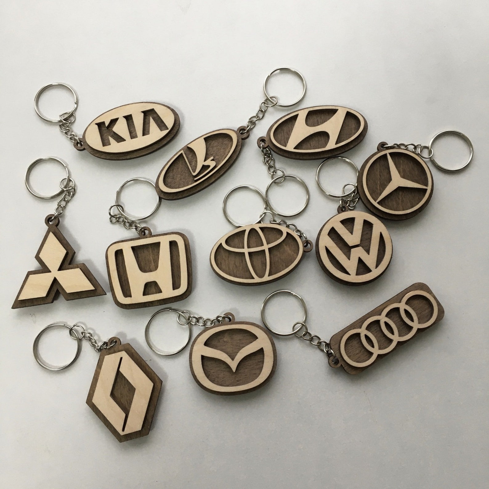 Laser Cut Vector Files SVG CNC Car Keychain Svg Keychain Svg  Etsy