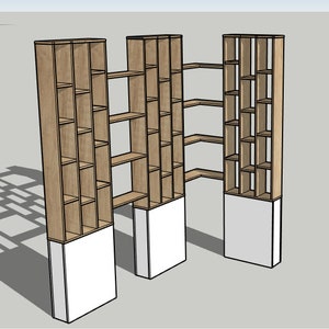 Bibliothèque Modulable en Kit - Etsy France