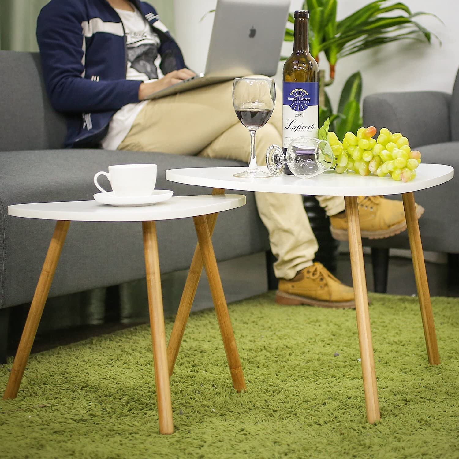 Nesting Coffee End Tables Modern Decor Side Table for Home and | Etsy