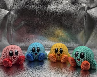 Kirby Knitted Style 3d Print 4 Colors Available