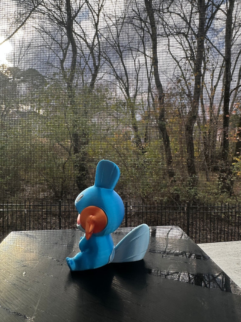 Mudkip 3d Print COLORED 3 Inches Tall Pokemon Metallic Shine Etsy