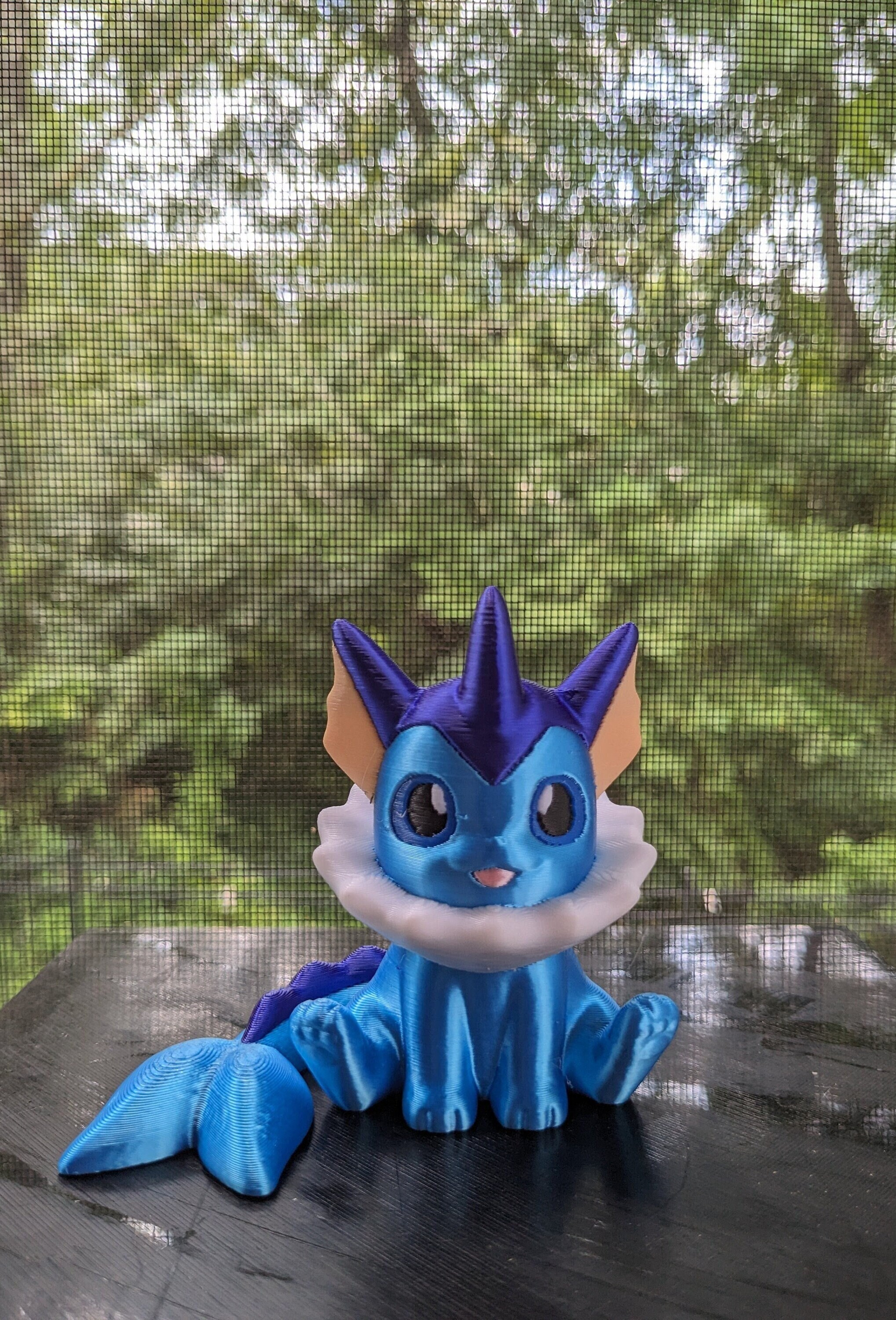 Vaporeon 3d Print COLORED 3 Inches Pokemon - Etsy