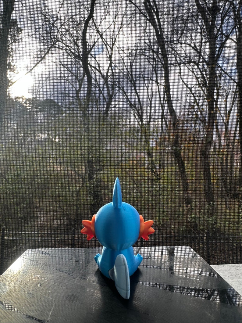 Mudkip 3d Print COLORED 3 Inches Tall Pokemon Metallic Shine Etsy