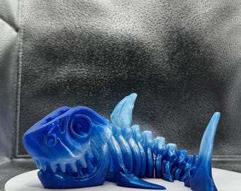 Flexi Skeleton Shark 3D Print
