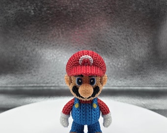 Mario 3d Printed Knitted