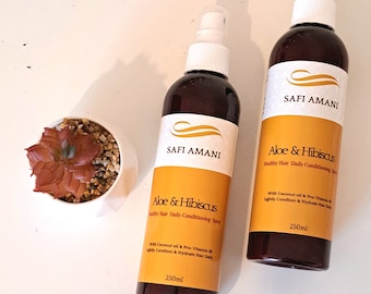 Aloe Hibiscus Hair Conditioning Spray: Natural Detangler