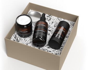Beard Care kit for Growth, Moisture, and Grooming; Organic Beard Conditioner, Beard oil, Beard Balm- Perfect Grooming Gift for Men