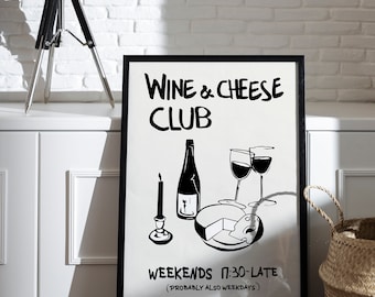 Affiche Vins et Fromages