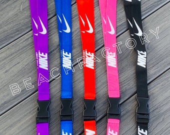 purple nike lanyard