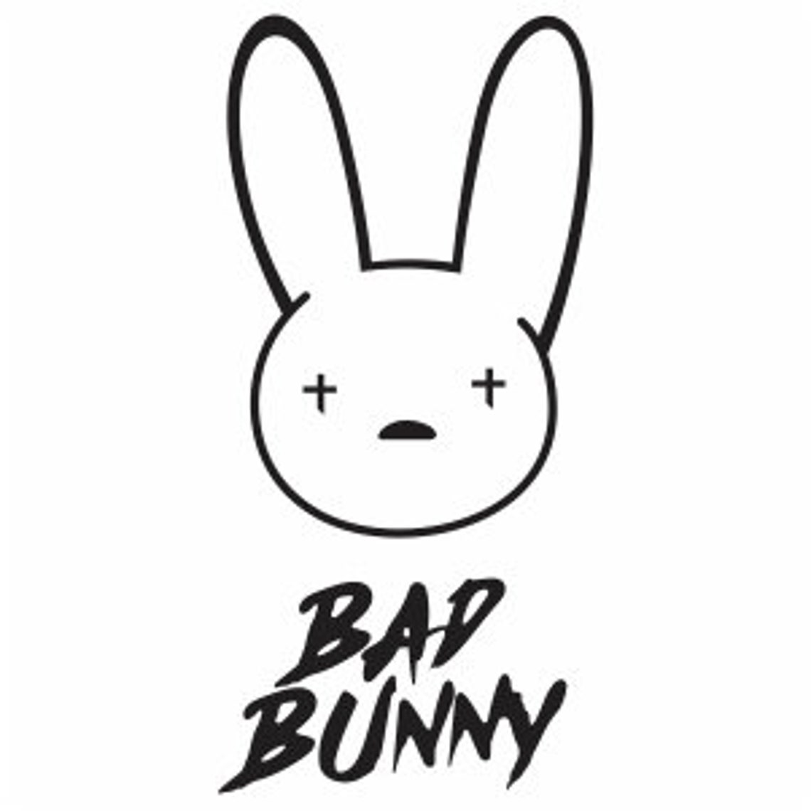 Embroidery Design Bad Bunny outline Logo PES | Etsy