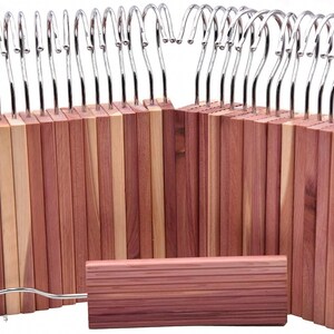 100 Pcs Cedar Blocks For Clothes Storage Aromatic Ceder Blocks Red Wood
